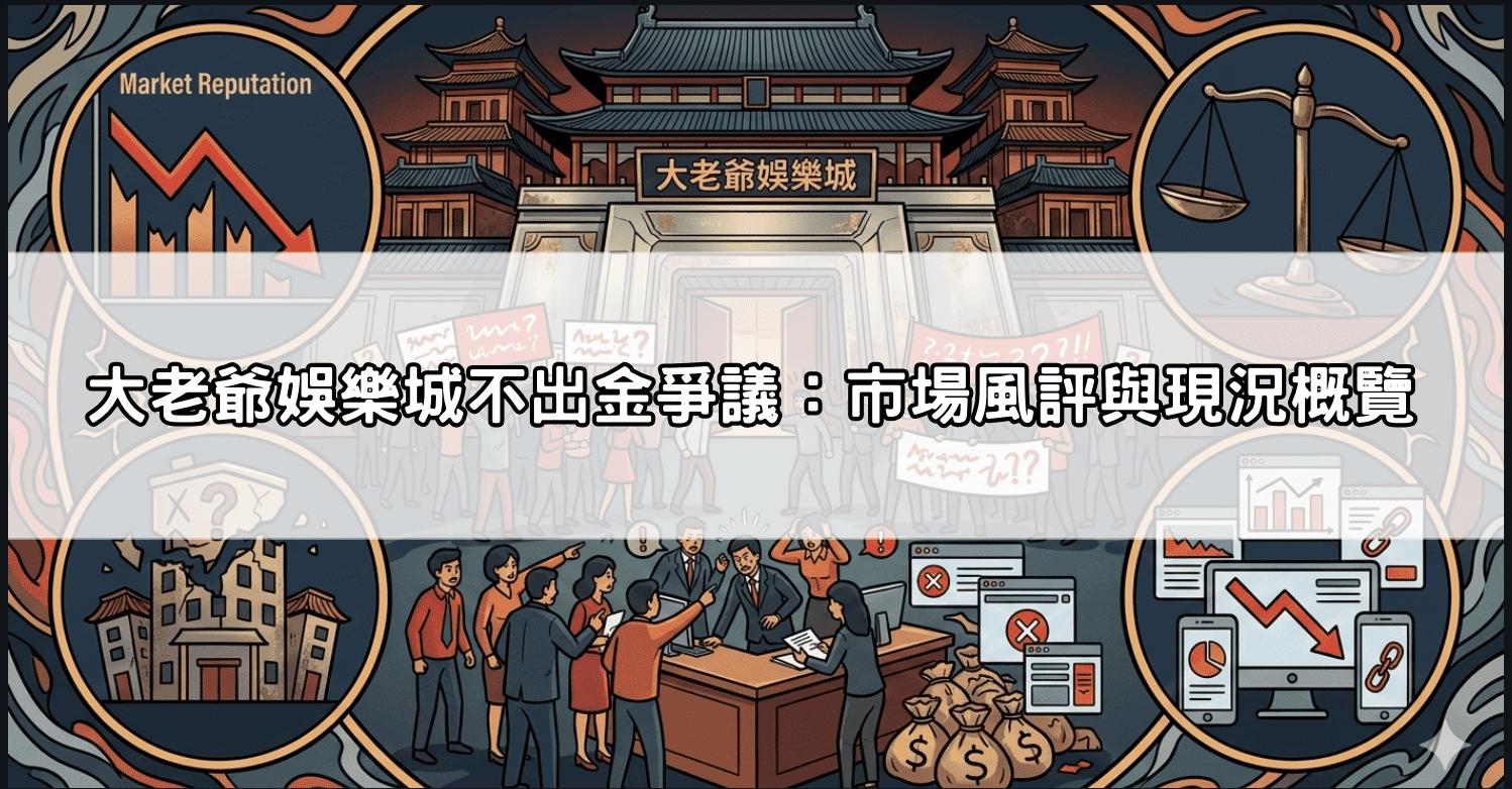 玩家爆料大老爺娛樂城不出金？深度追蹤近期爭議事件的後續處理進度
